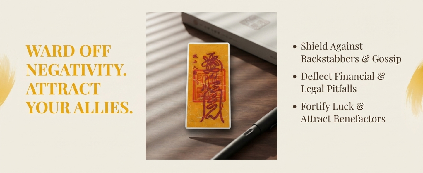 Feng Shui Protection Talisman – Chinese Spiritual Charm for Positive Energy & Personal Harmony