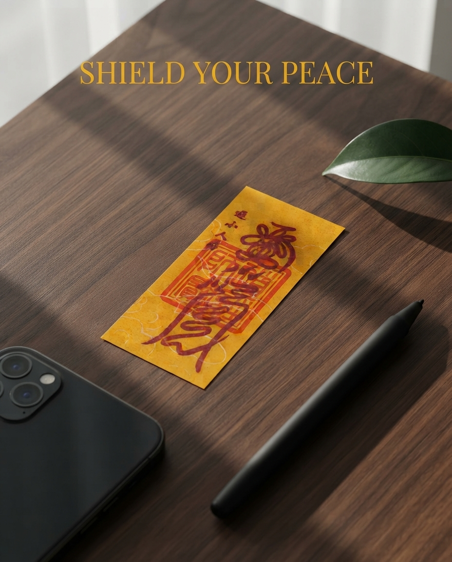 Feng Shui Protection Talisman – Chinese Spiritual Charm for Positive Energy & Personal Harmony