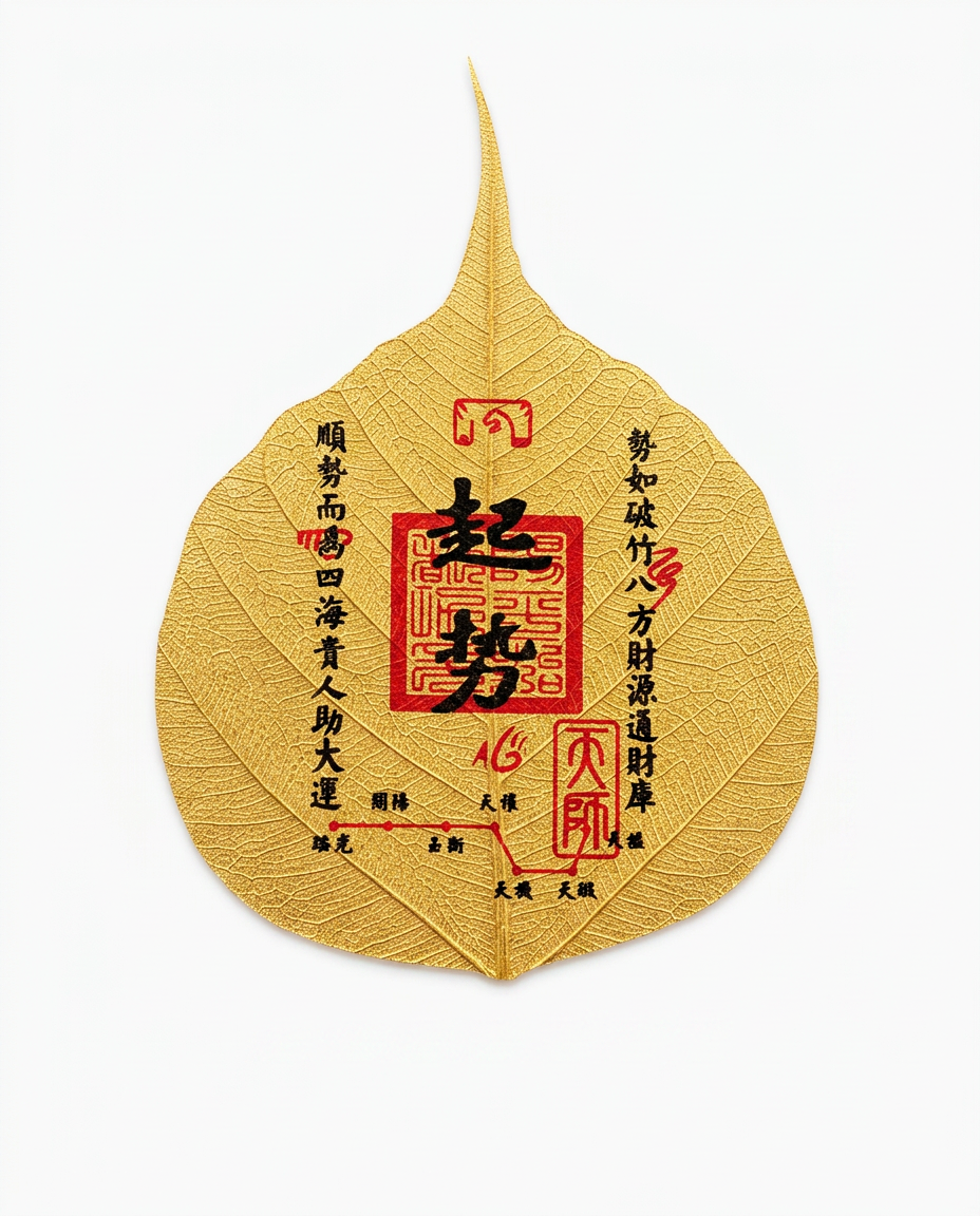 Chinese Taoist Inspired Phone Amulet for Career Growth, Luck & New Opportunities