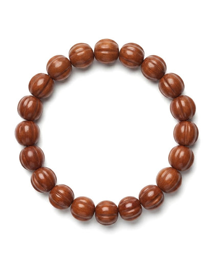 Monkey Head Walnut Shark Back Bracelet – Natural Walnut Bead Bracelet for Strength, Career Growth & Personal Transformation
