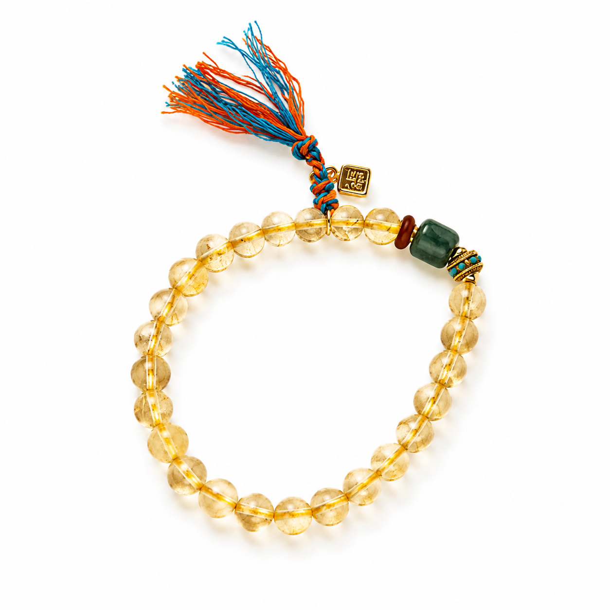 Golden Tower Crystal Bracelet – Feng Shui Inspired Bracelet for Prosperity, Success & Positive Opportunities