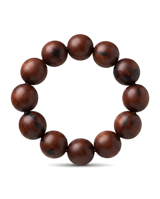 Lightning-Struck Jujube Wood Bracelet – Natural Wood Bracelet for Grounding, Calm Energy & Positive Protection Symbolism