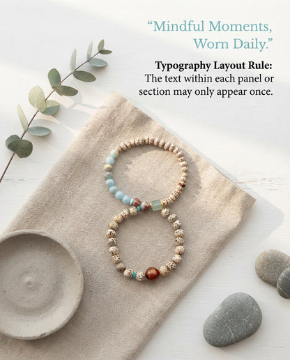 Star & Moon Bodhi Seed Bracelet – Natural Buddhist Inspired Bracelet for Calm Mind, Harmony & Positive Connections